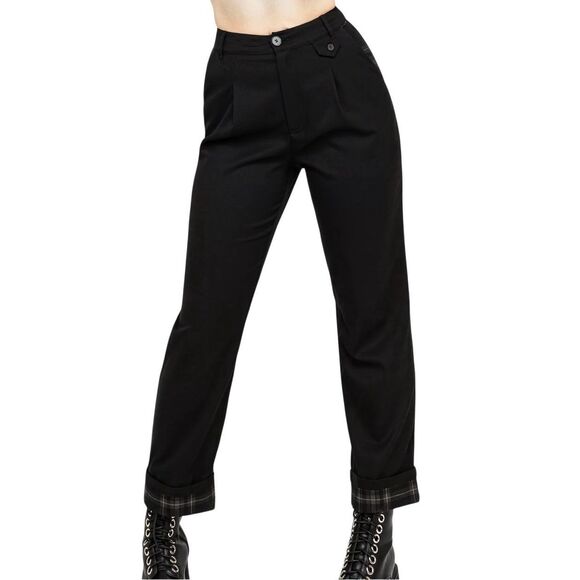 Disturbia clover check contrast trousers US 6 - Picture 1 of 10